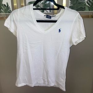 Ralph Lauren white cotton top size medium